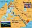 Mapa Canal de Panamá